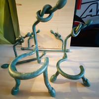 Accessori bagno in ferro battuto