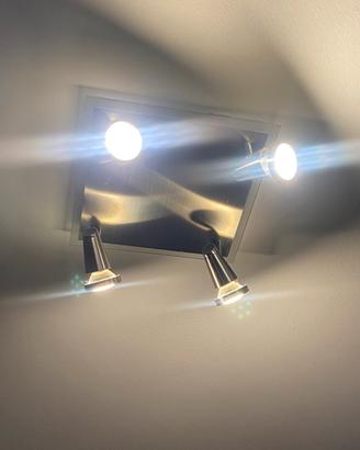 Plafoniera/spot da soffitto a 4 faretti orient