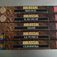 Lotto di 5 VHS "Kolossal" - Classici del cinema