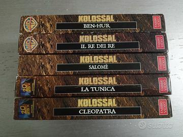 Lotto di 5 VHS "Kolossal" - Classici del cinema