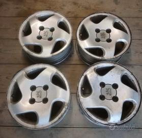 4 cerchi in lega originali Peugeot speedline