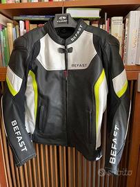 Giacca moto pelle racing Befast INTERLAGOS