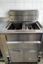 Friggitrice gas 2 vasche 20+20lt