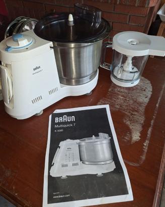Braun Multiquick 7 K3000 robot da cucina completo 