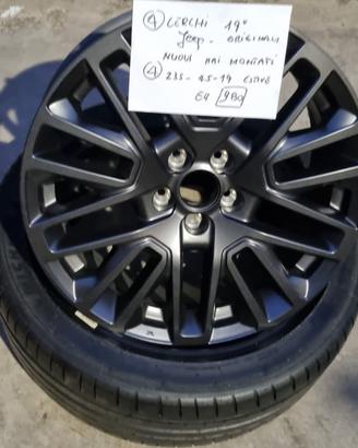 Cerchi lega 19 pneumatici estivi Jeep Compass