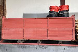 Cassone rimorchio agricolo 360x160 h100 pianale