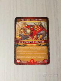 Carta Gormiti Guardiano Urlante serie Cartoon rara