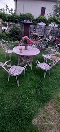 arredo giardino in ferro battuto 