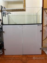 Acquario marino tropicale completo 100x45x50 cm