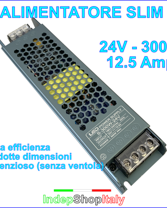 Alimentatore Trasformatore 24V 12.5A 300W