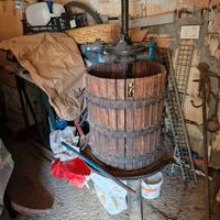 vecchio strettoio per vino