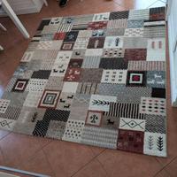 Tappeto Shiraz Patchwork 200x200 cm