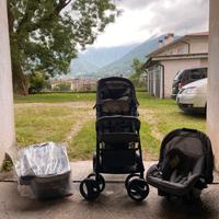carozzina per bambini completa