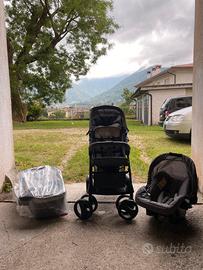 carozzina per bambini completa