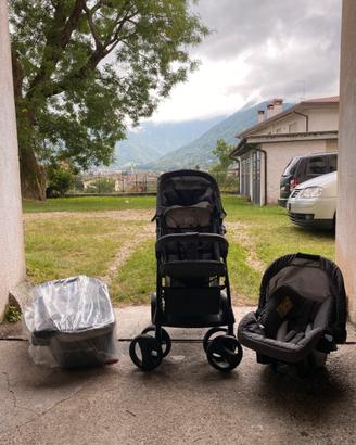 carozzina per bambini completa
