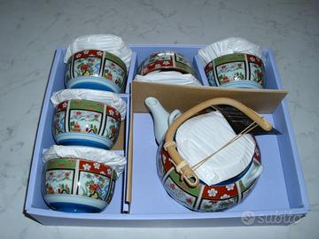 Teiera da 600 ML.e 5 tazze in pocellana Imari