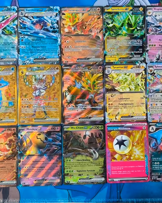Lotto Carte Pokemon ex GOLD FULL ART