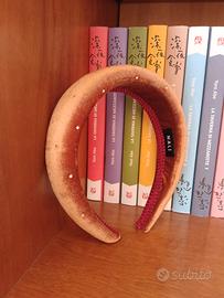 Nali passata fermacapelli cerchietto nuovo marrone