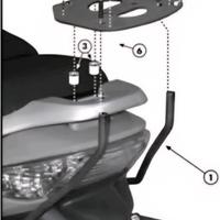 Staffe per baule kimco xciting 300