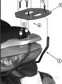 Staffe per baule kimco xciting 300