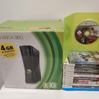 Xbox 360 Slim 4Gb + 11 giochi