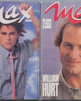 Max Rivista Rob Lowe + William Hurt + Dellera