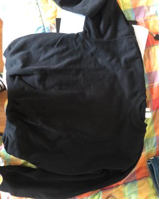 Felpa nera S unisex