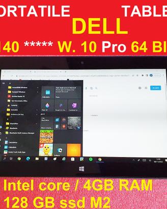 Dell venue 11 pro 7140 SSD M.2 128 windows 10