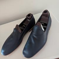 mocassini morbidi Santoni  blu taglia 43