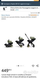 passeggino ovetto doona verde