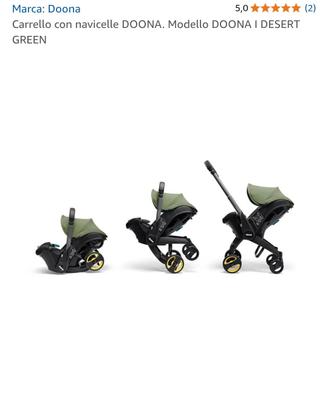 passeggino ovetto doona verde