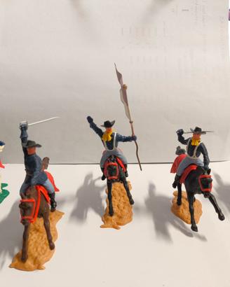 Lotto 5 Soldatini a Cavallo 7° Cavalleria Timpo To