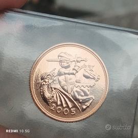 Sterlina Oro rara 2005