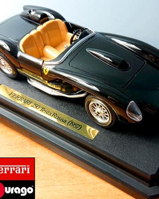 Burago Ferrari 250 Testarossa 1957 nera scala 1/24