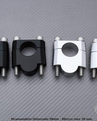 Alzamanubrio Universale 28mm - Altezza riser 20 mm