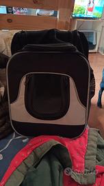 trasportino a tracolla per cani piccoli 