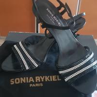 Sandali Sonia Rykiel con strass taglia 38 1/2 Nuov