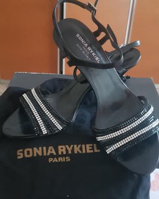 Sandali Sonia Rykiel con strass taglia 38 1/2 Nuov