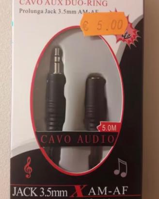 Prolunga di 5 metri per cuffie radio.