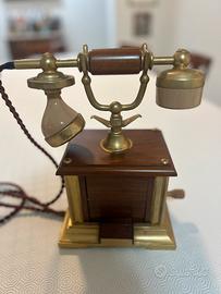 Raro telefono vintage Telcer placcato oro