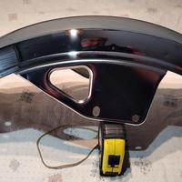 Parafango anteriore cromato