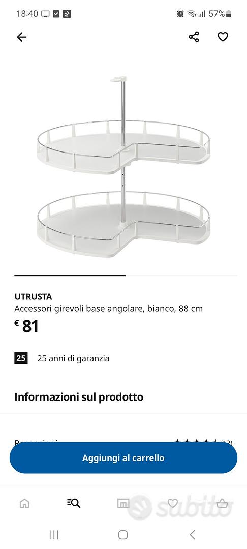 UTRUSTA Accessori girevoli base angolare - IKEA Italia