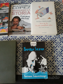 Lotto 6 Libri di satira e comici