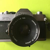 Macchina Canon FTB QL e Obiettivo 28 mm 2,8