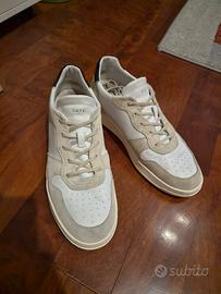 Date court vintage calf white black