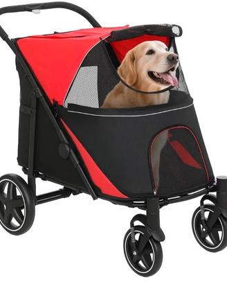 Passeggino per cani PawHut – taglia media/grande