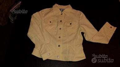 Giubbino jeans giallo