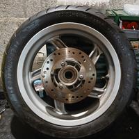 Cerchio completo di gomma e disco Atlantic 250