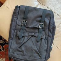 Zaino grigio per scuola o lavoro