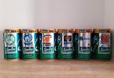 Set 6 Lattine Sprite NBA - Collezione 1995